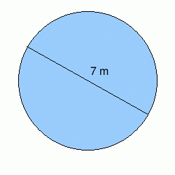 Math Practice Problems - Circle Area